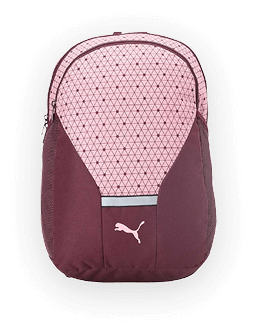 Pink school bag