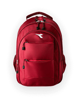Red school bag
