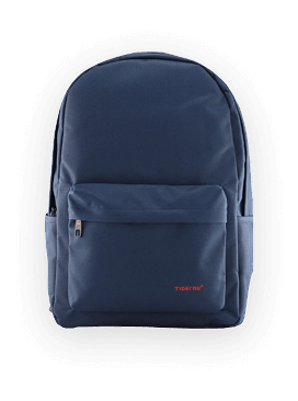 Blue school bag